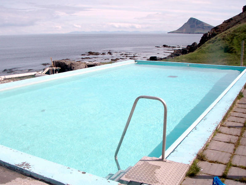 Heaven! A  hot (geothermal) Icelandic pool.