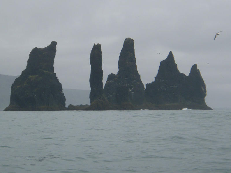 Vik is famous for its fabulous sea stacks