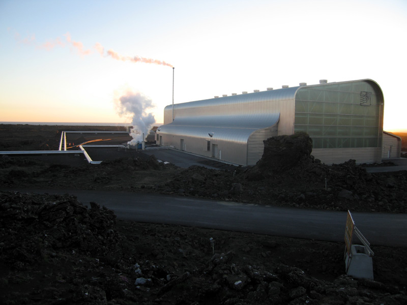 Clean geothermal powers Iceland.