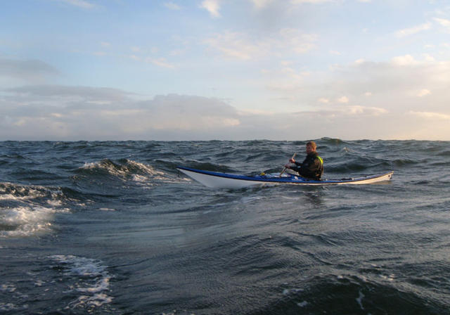 Headwinds paddling out and good tailwinds on return...