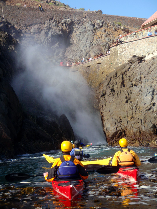 La Bufadora Blowhole. One of the most spectacular in the world.