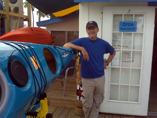 Russell Farrow of Sweetwater Kayaks Russell Farrow of Sweetwater Kayaks